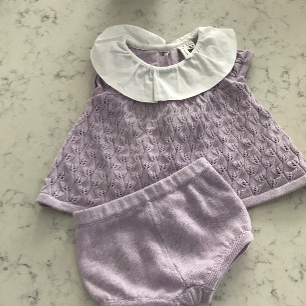 Janie and Jack purple dress (New and never worn)